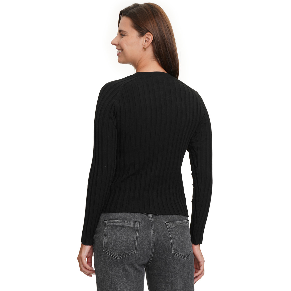 Damen Strickjacke mit V-Ausschnitt