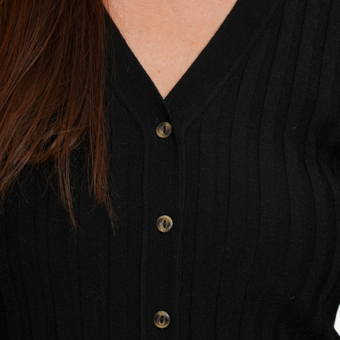 Damen Strickjacke mit V-Ausschnitt