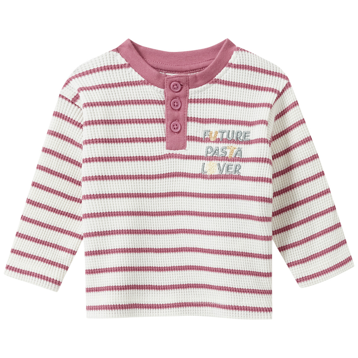 Geboorte shirt lange mouw met borduursel