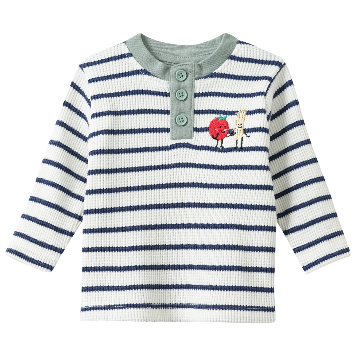 Geboorte shirt lange mouw met borduursel