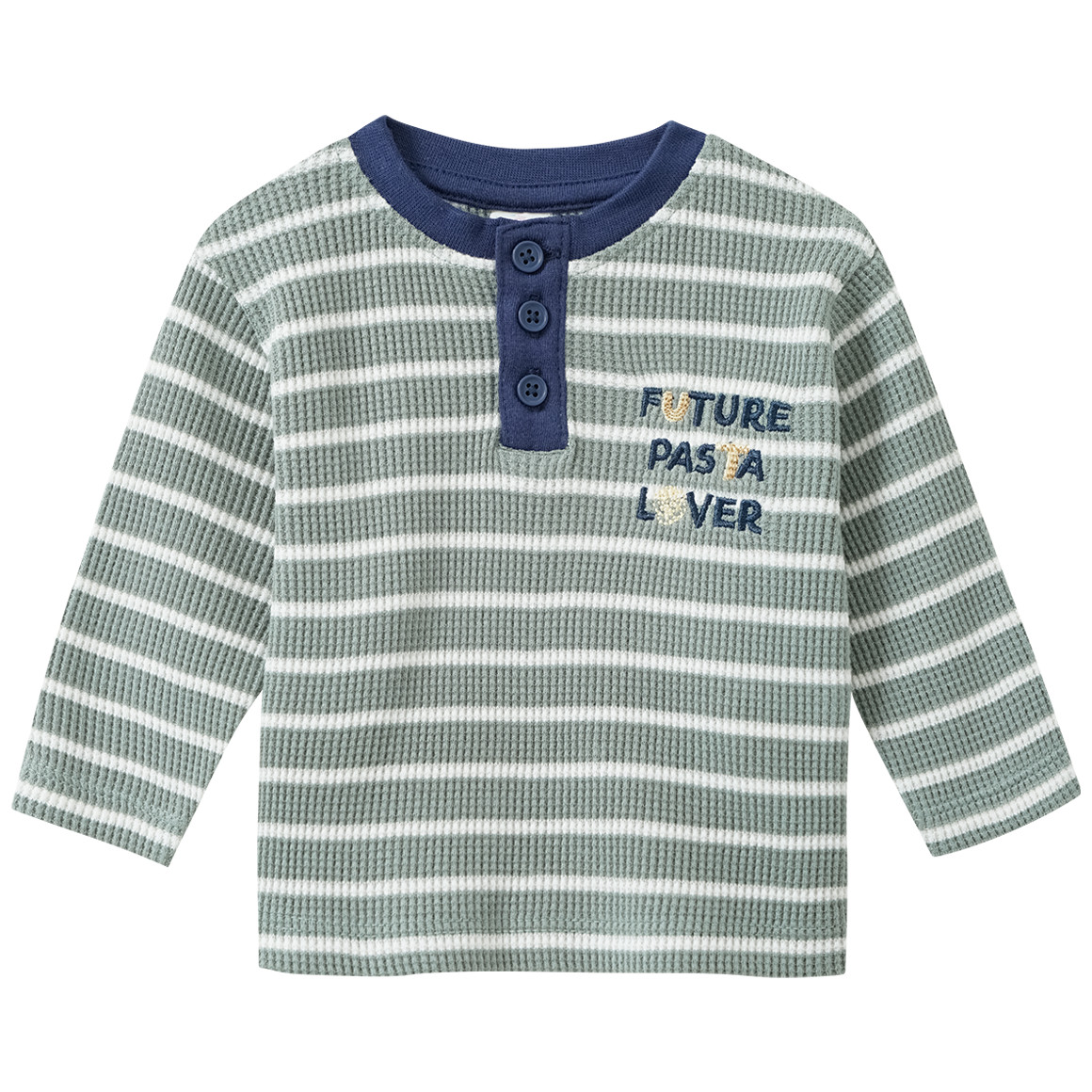 Geboorte shirt lange mouw met borduursel