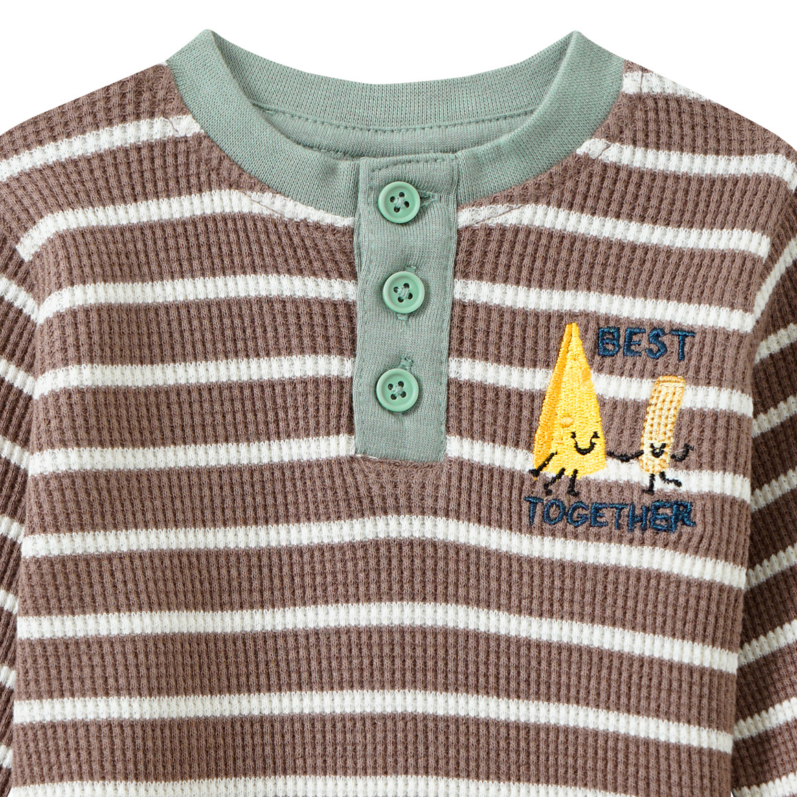 Geboorte shirt lange mouw met borduursel