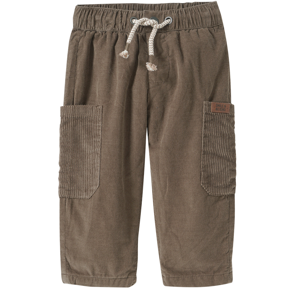 Baby corduroy broek in cargostijl