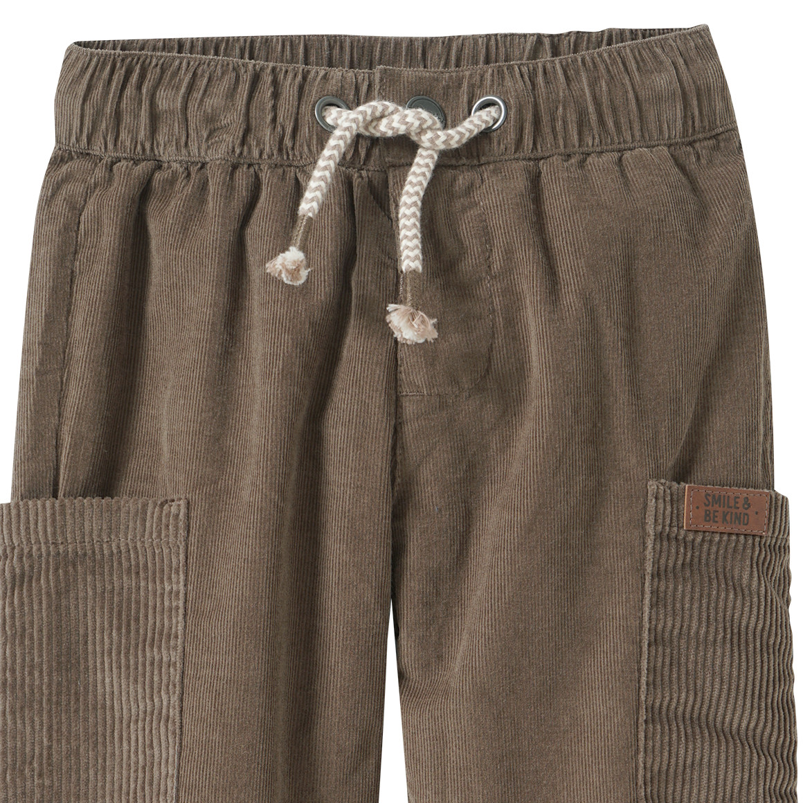 Baby corduroy broek in cargostijl