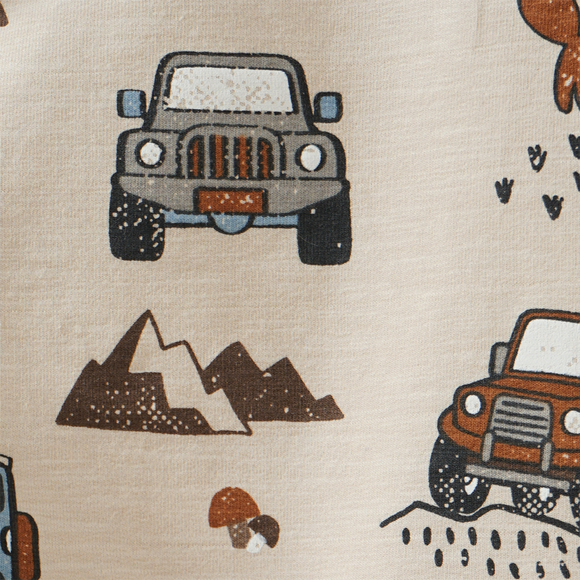 Baby joggingbroek met all-over voertuigen