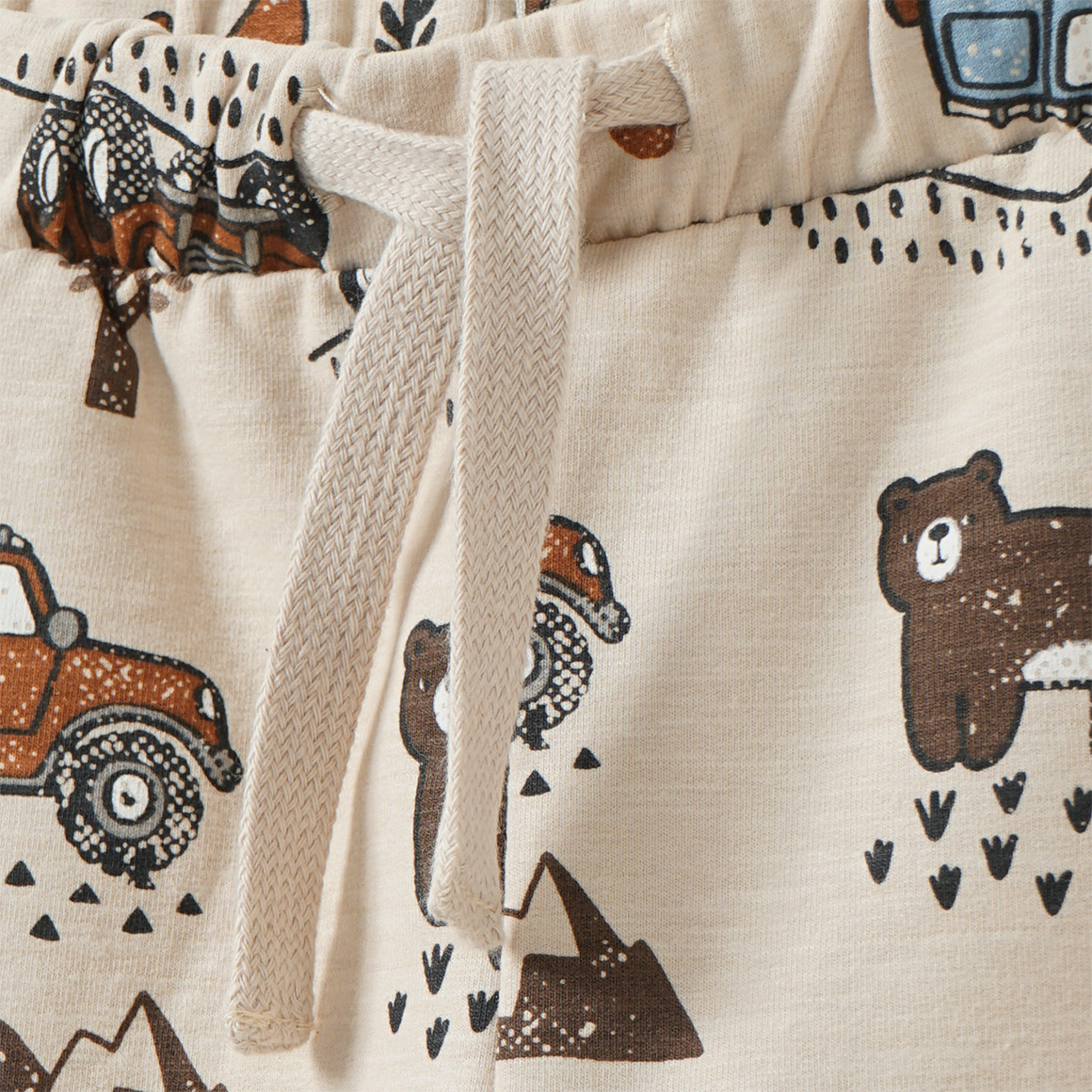 Baby joggingbroek met all-over voertuigen