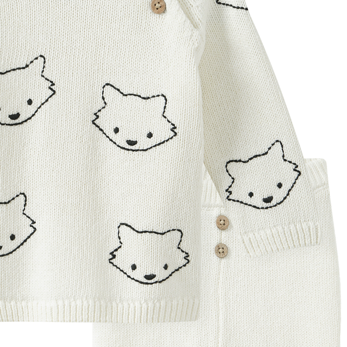 Kledingsets van gebreide kleding voor newborn