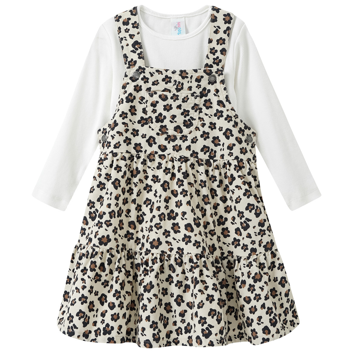 Baby Set mit Latzkleid und Shirt