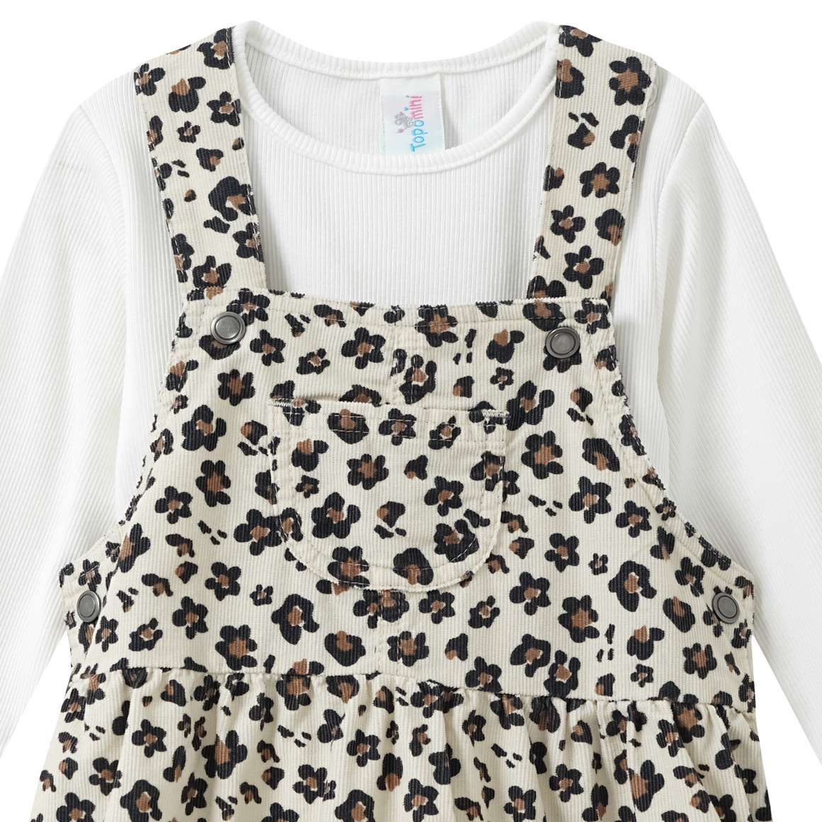 Baby Set mit Latzkleid und Shirt