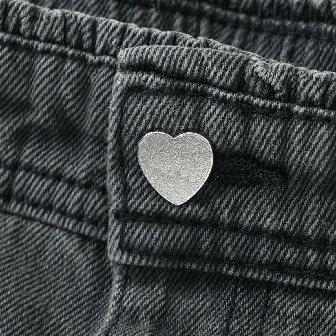 Jeans met wijde pijpen en paperbag tailleband