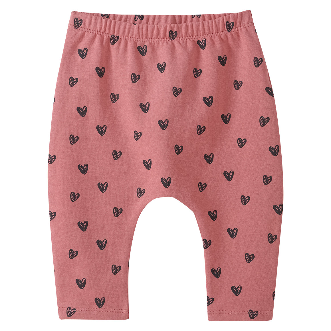 Baby sweat legging met hartjes