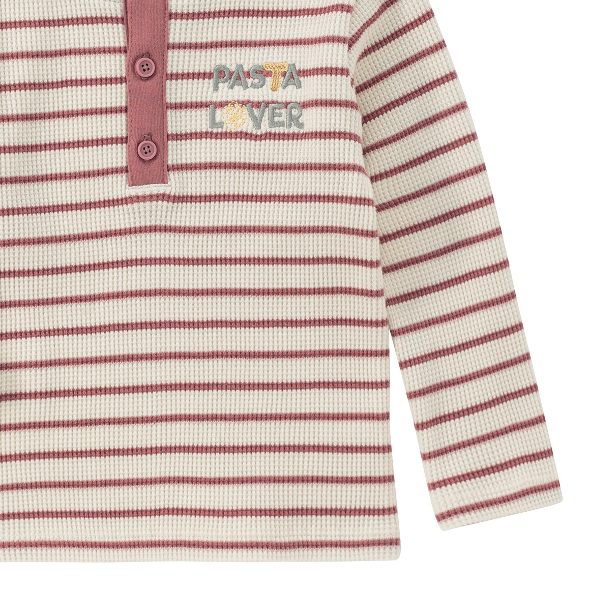 Baby shirt met lange mouwen en borduursel