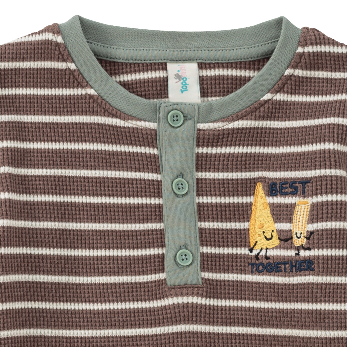 Baby shirt met lange mouwen en borduursel