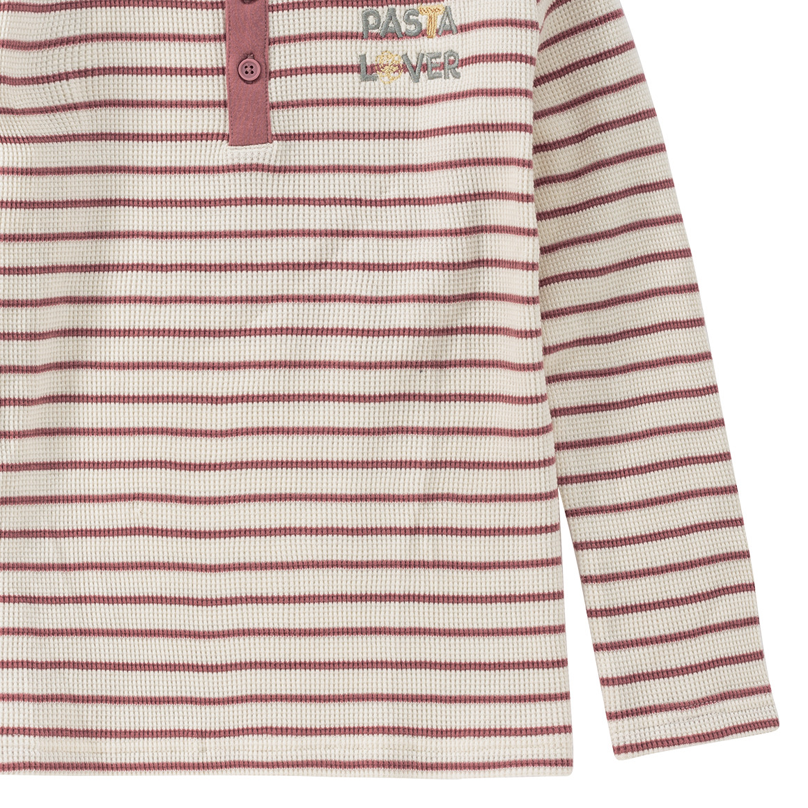 Meisjeshemd met lange mouwen en borduursel