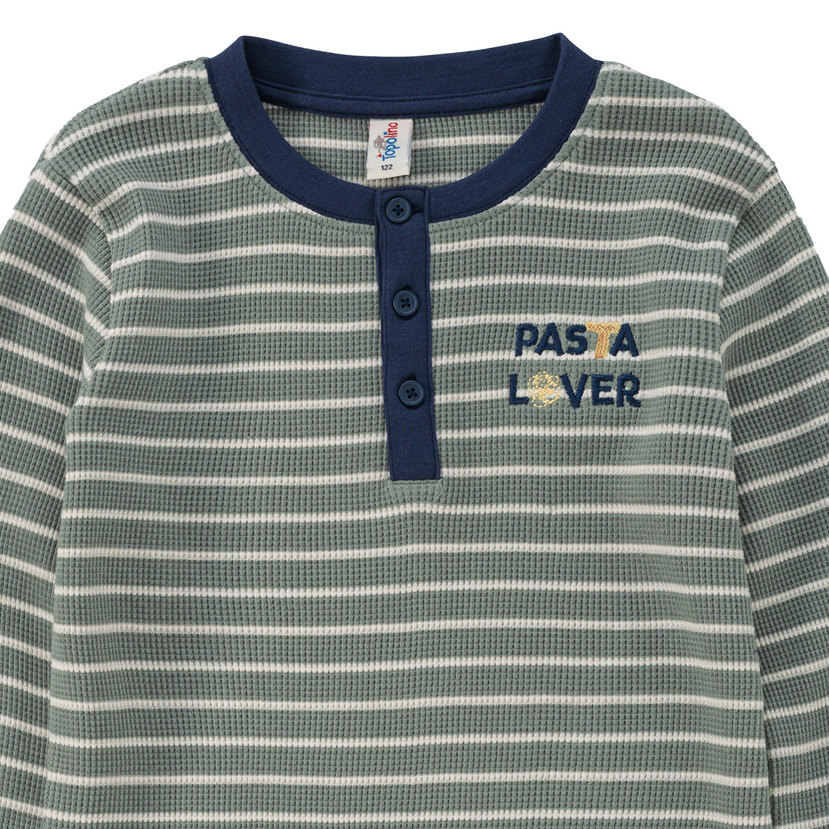 Kinderhemd met lange mouwen en borduursel