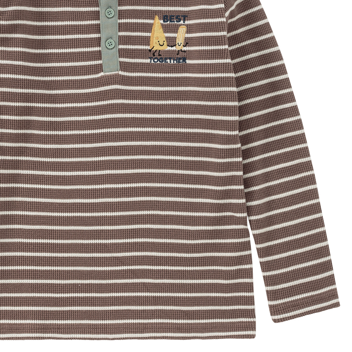 Kinderhemd met lange mouwen en borduursel