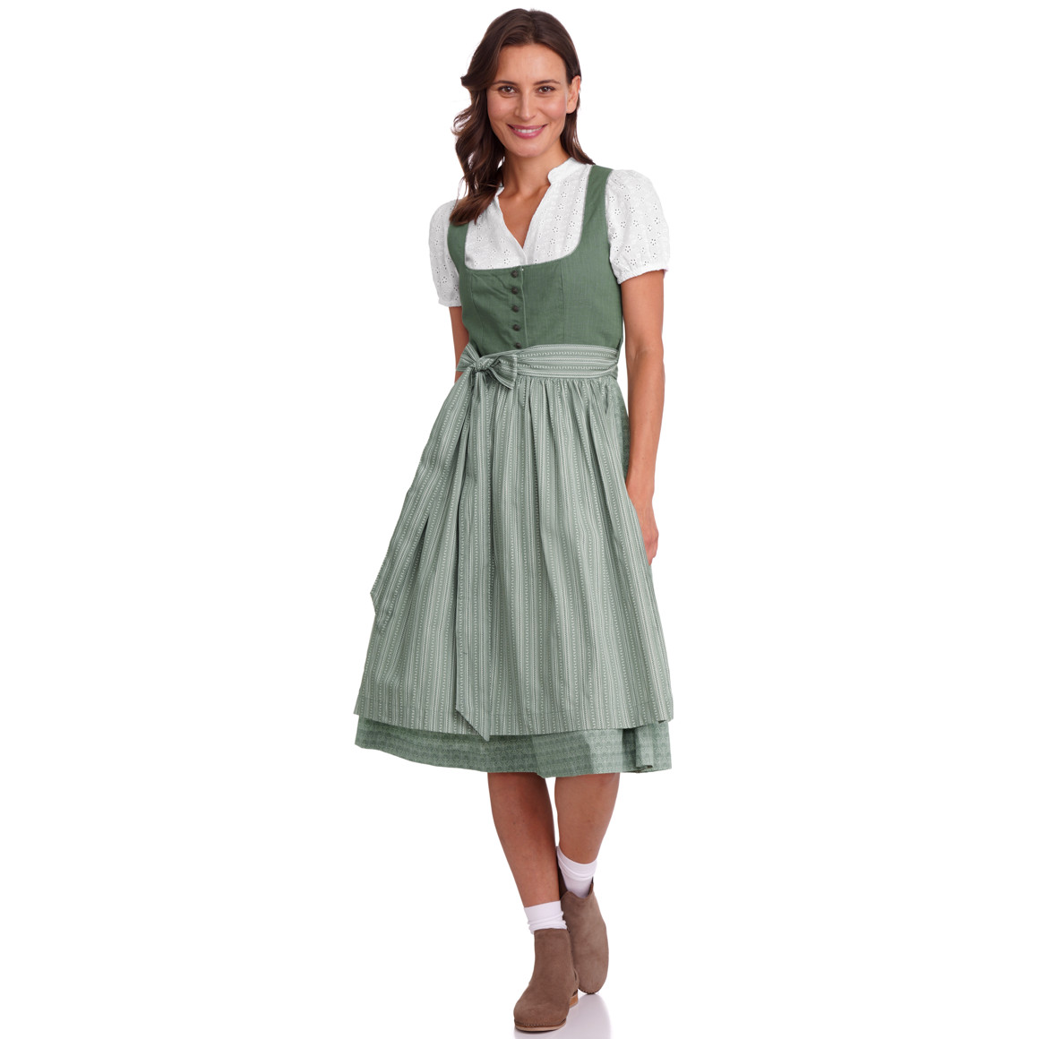 Damen Dirndl mit floralem Muster