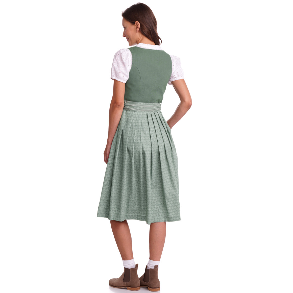 Damen Dirndl mit floralem Muster