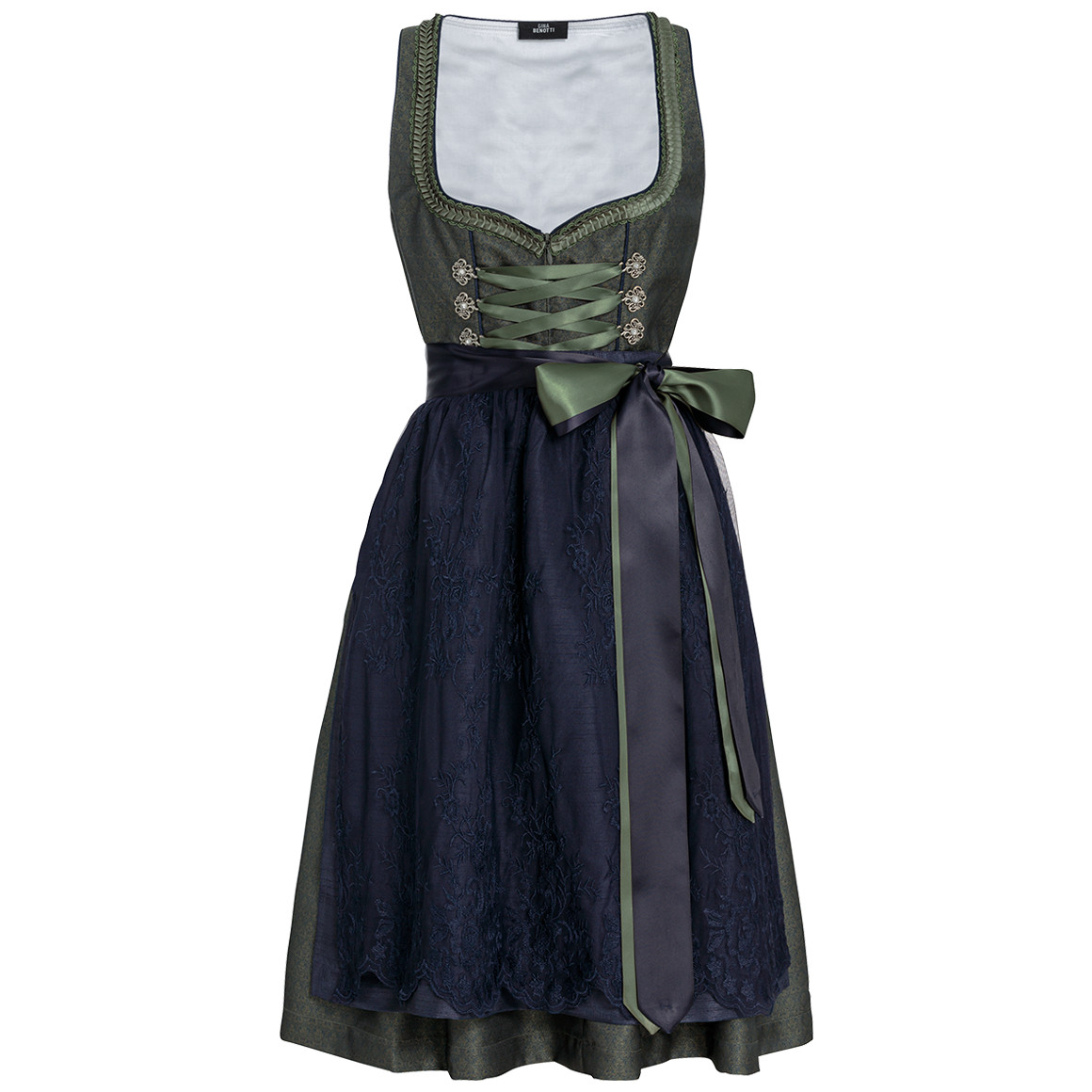 Damen Dirndl mit floralem Muster