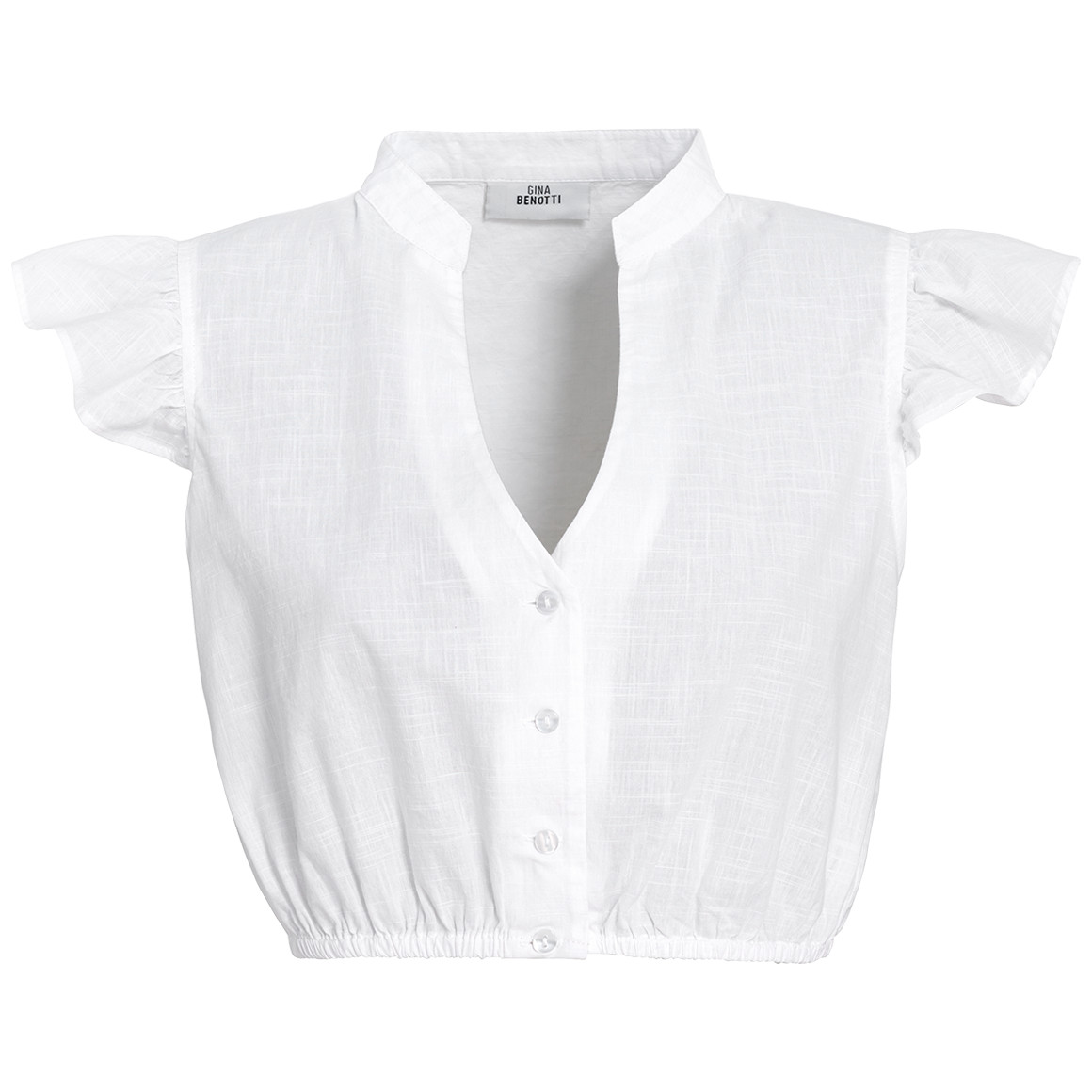 Damen Dirndl-Bluse unifarben