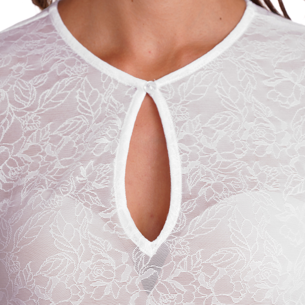 Damen Dirndl-Bluse aus Spitze