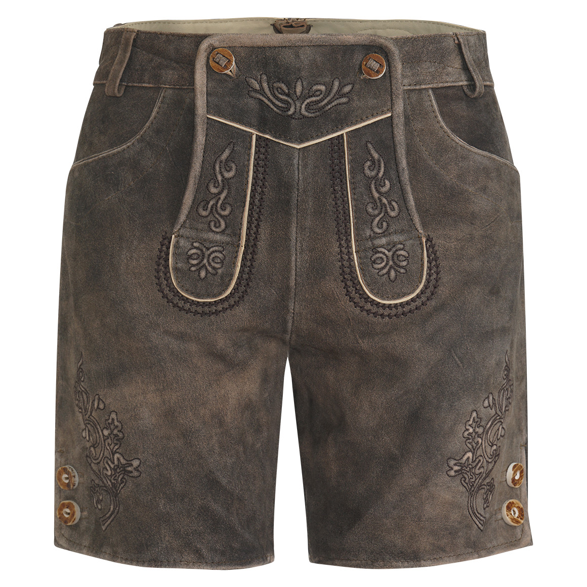 Damen Lederhose mit Stickereien