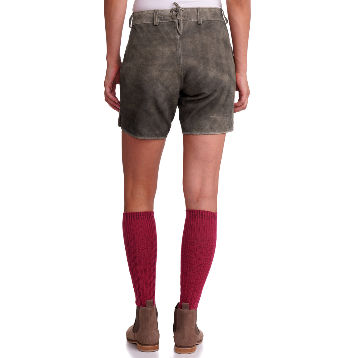 Damen Lederhose mit Stickereien