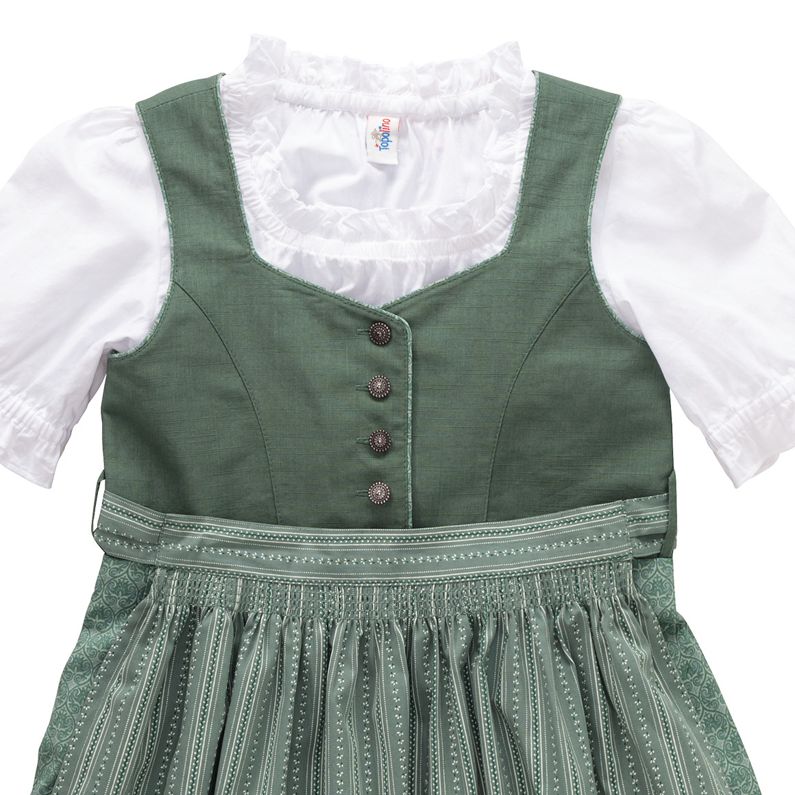 Mädchen Dirndl mit Bluse