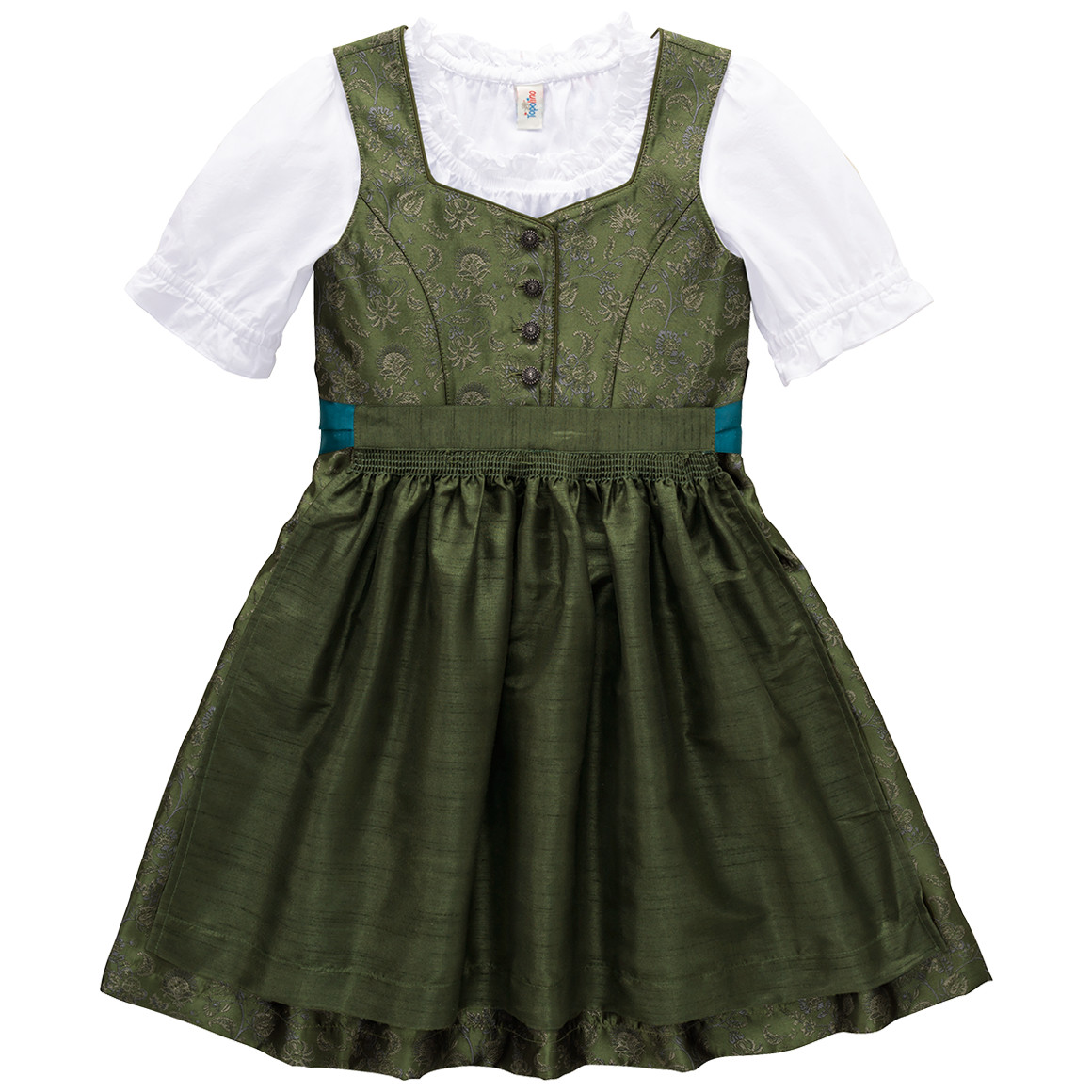 Mädchen Dirndl mit Bluse
