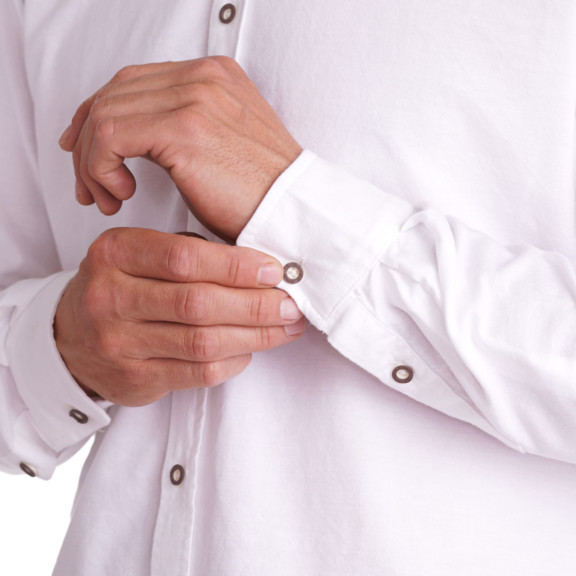 Herren Hemd mit Stehkragen