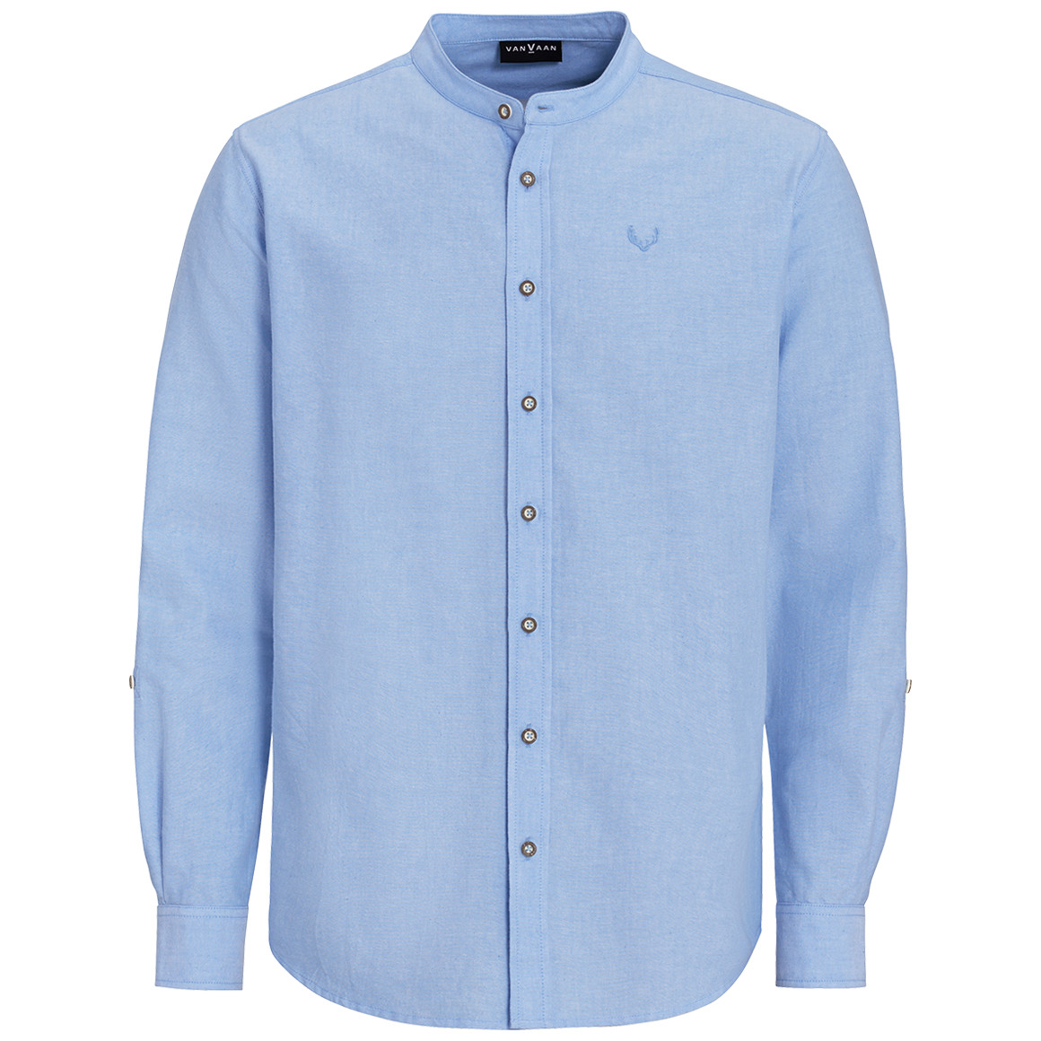 Herren Hemd mit Stehkragen