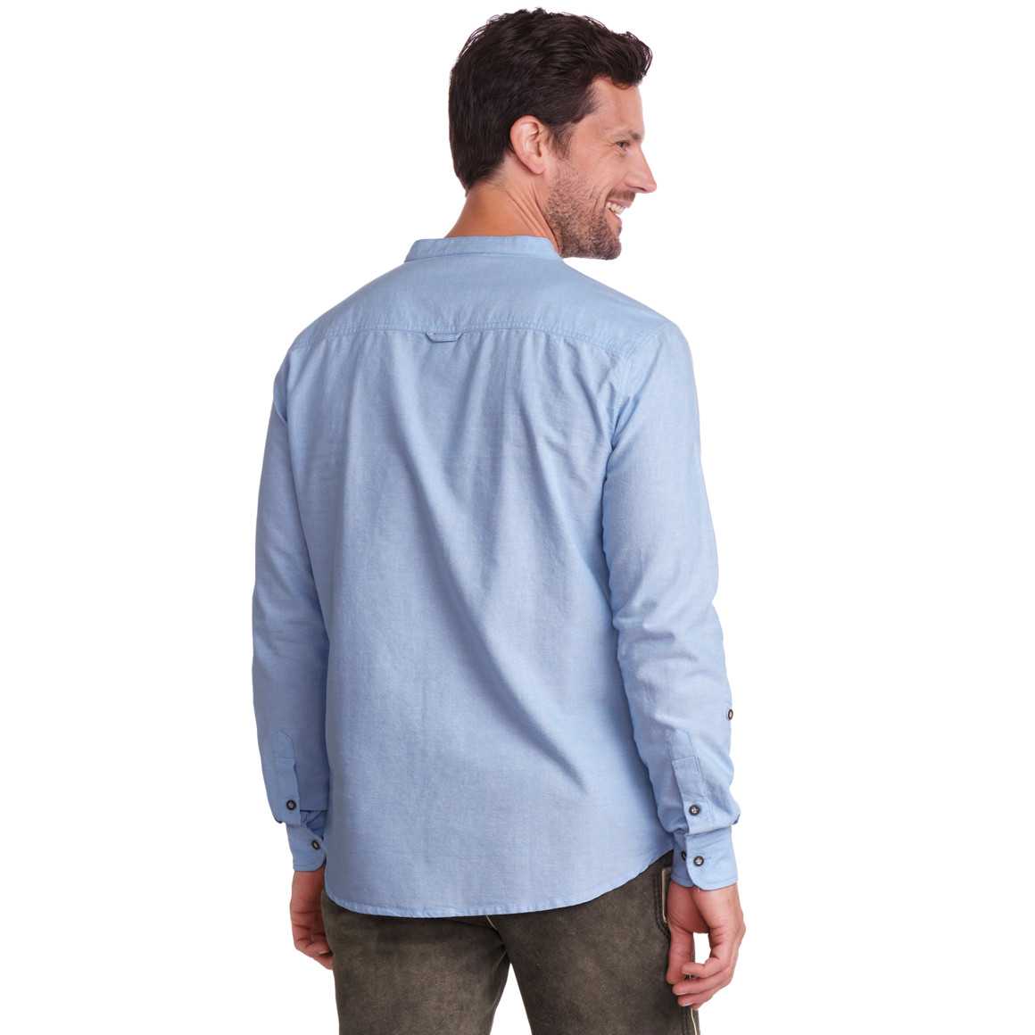 Herren Hemd mit Stehkragen