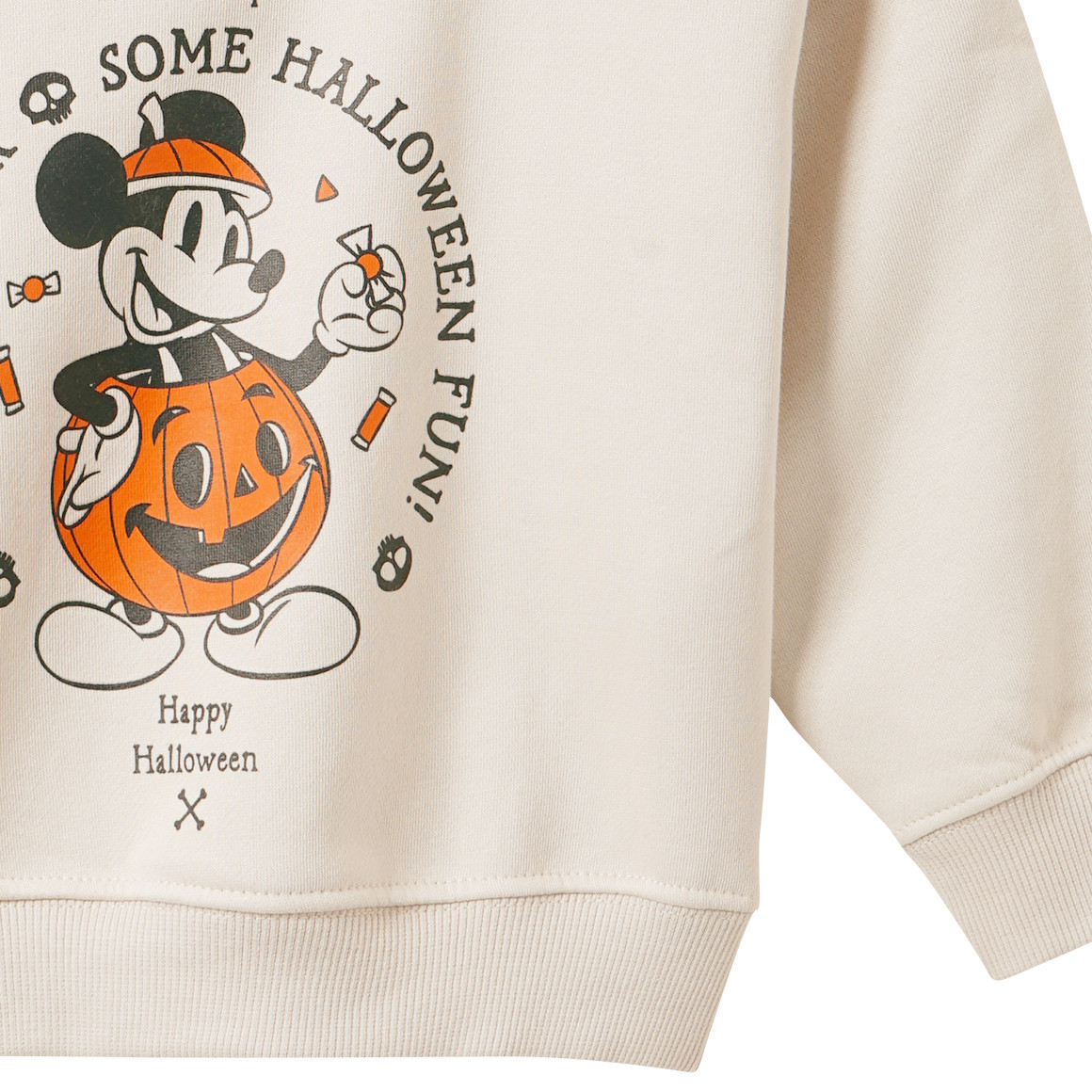 Micky Maus Sweatshirt in Halloween-Optik