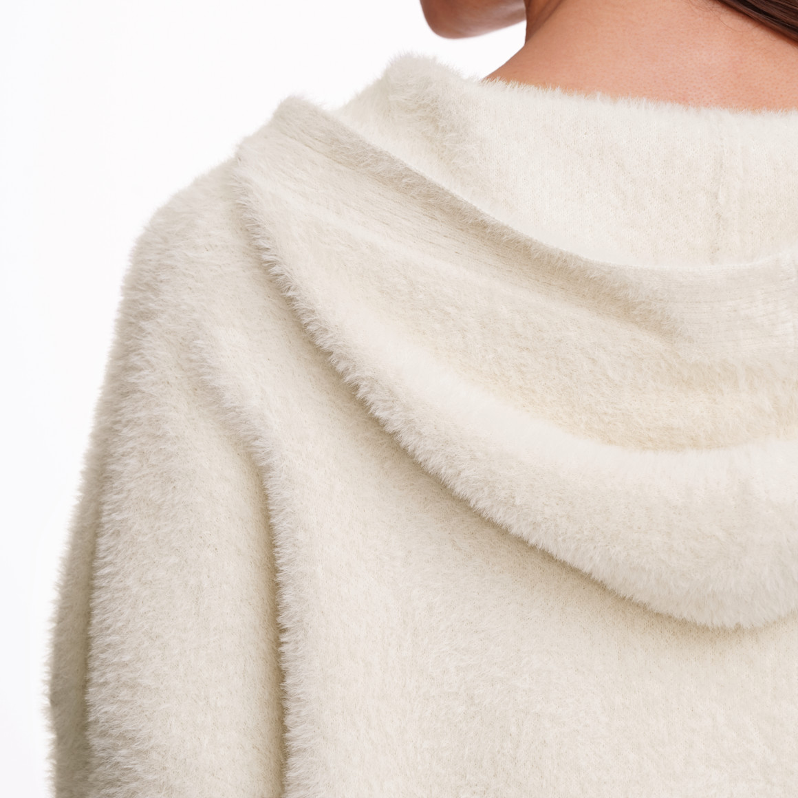 Vrouwelijk vest met een knusse look