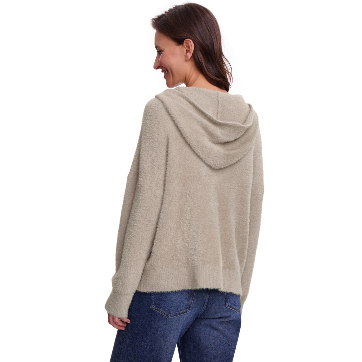 Vrouwelijk vest met een knusse look