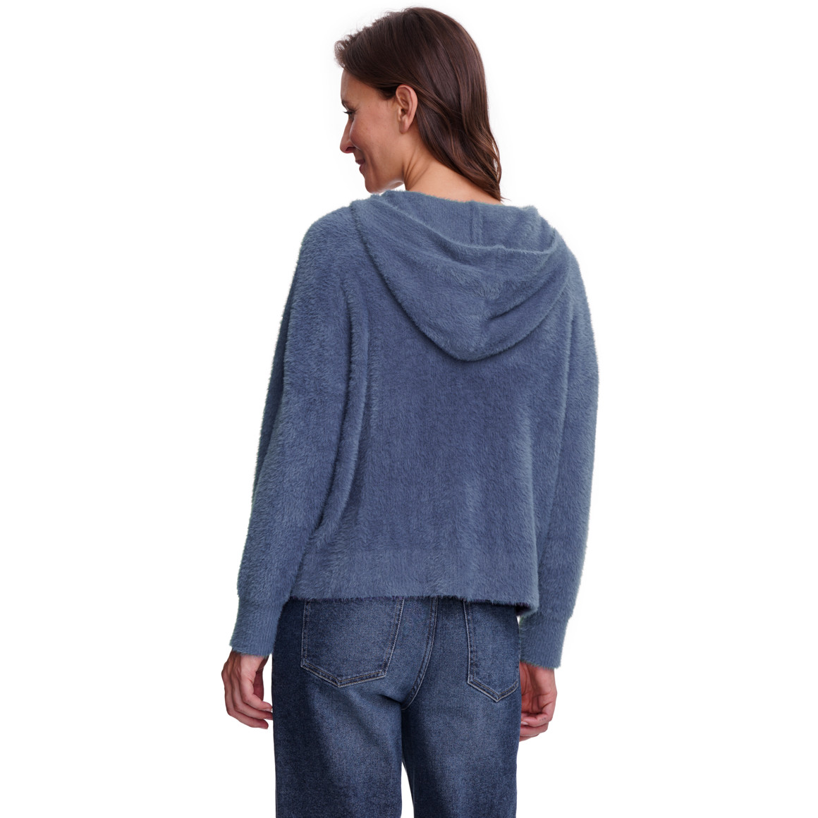 Vrouwelijk vest met een knusse look