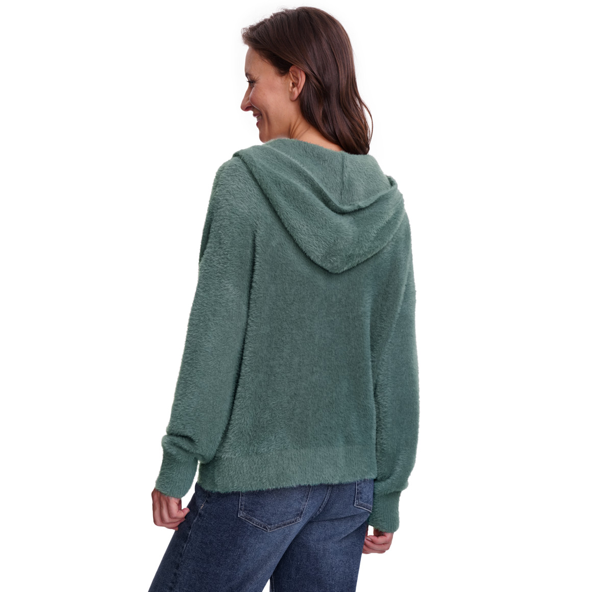 Vrouwelijk vest met een knusse look