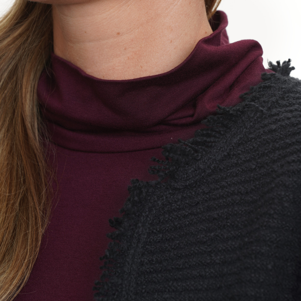 Damesvest met franjes