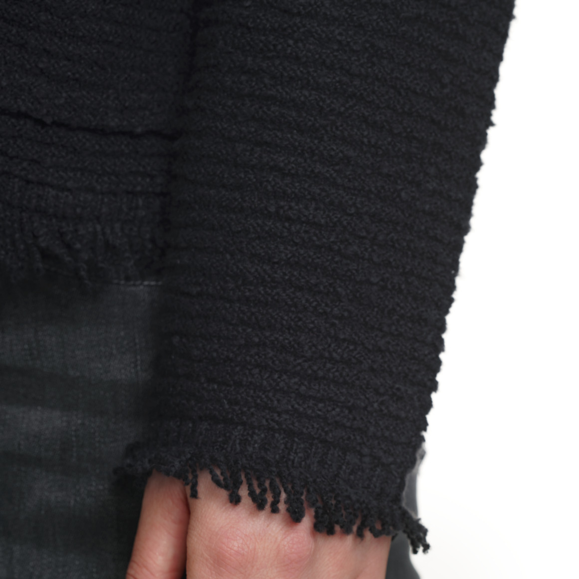 Damesvest met franjes