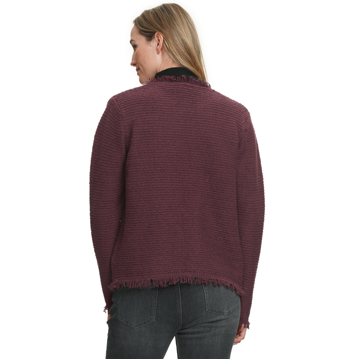 Damesvest met franjes