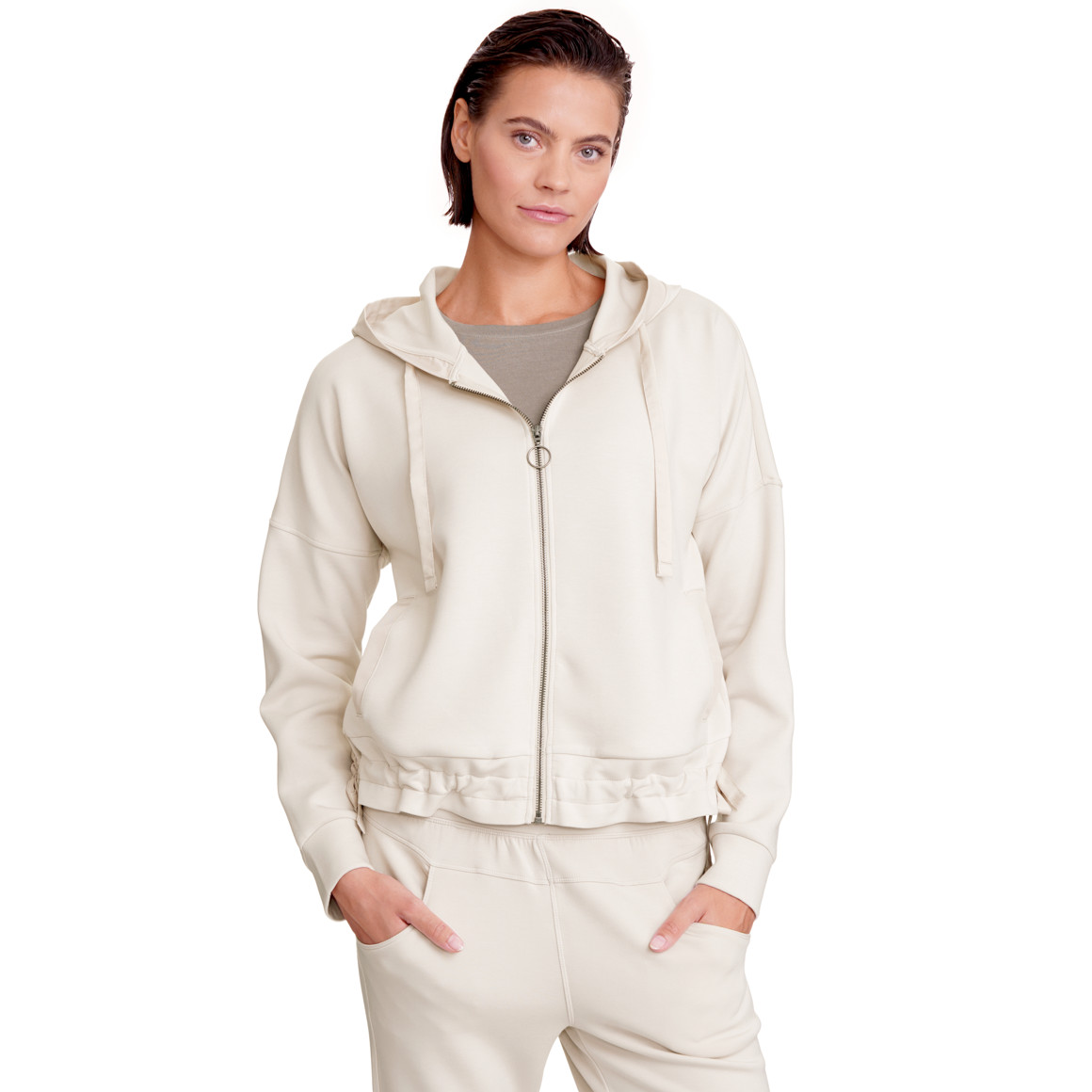 Damen Sweatjacke mit Kapuze