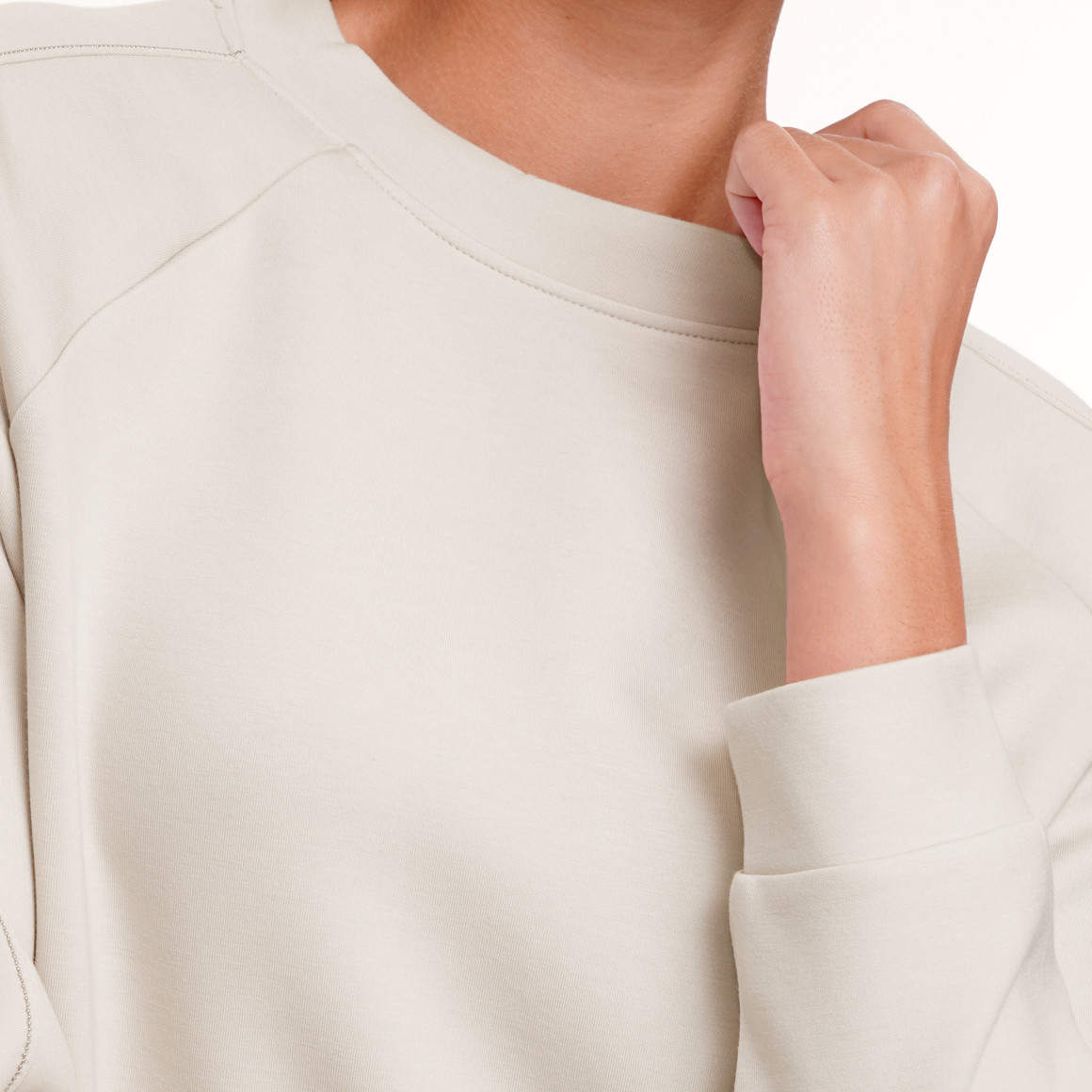 Dames sweatshirt met raglanmouwen