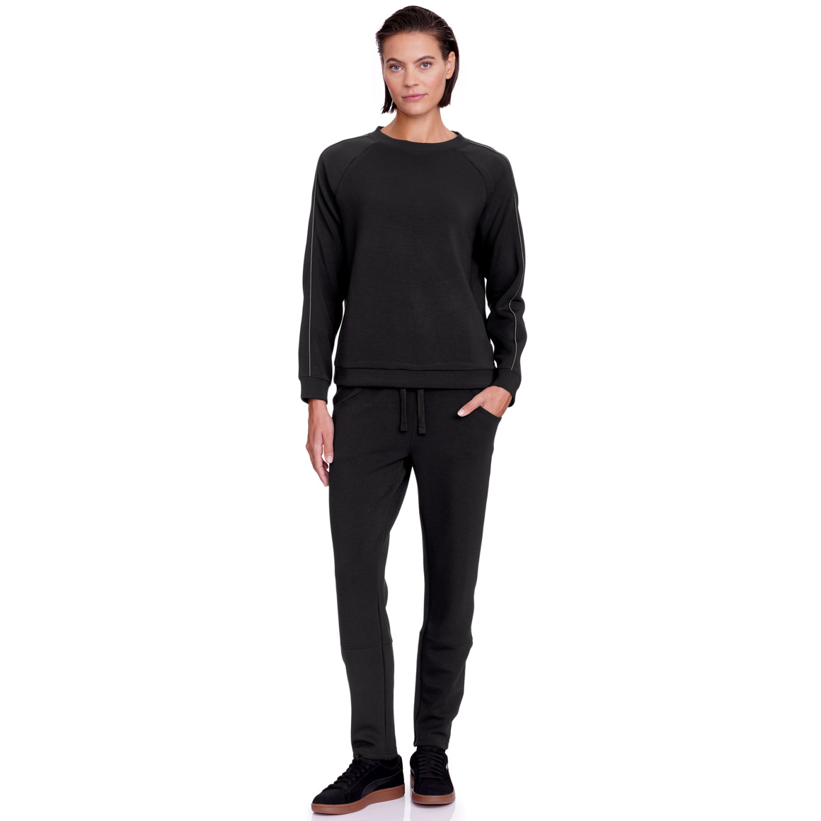 Dames sweatshirt met raglanmouwen