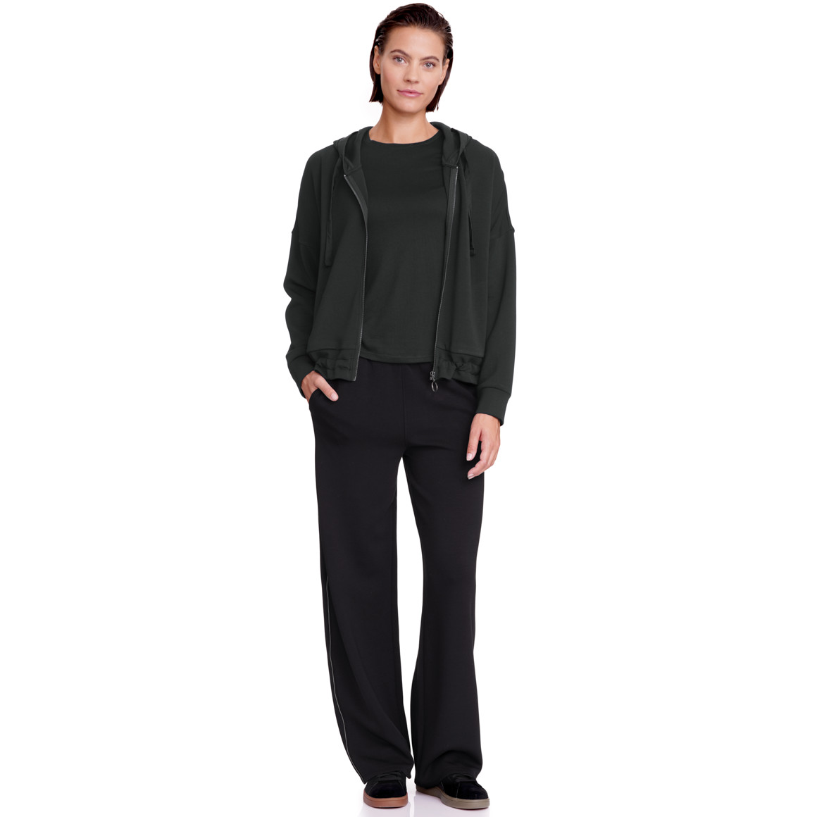 Dames joggingbroek met wijde pijpen