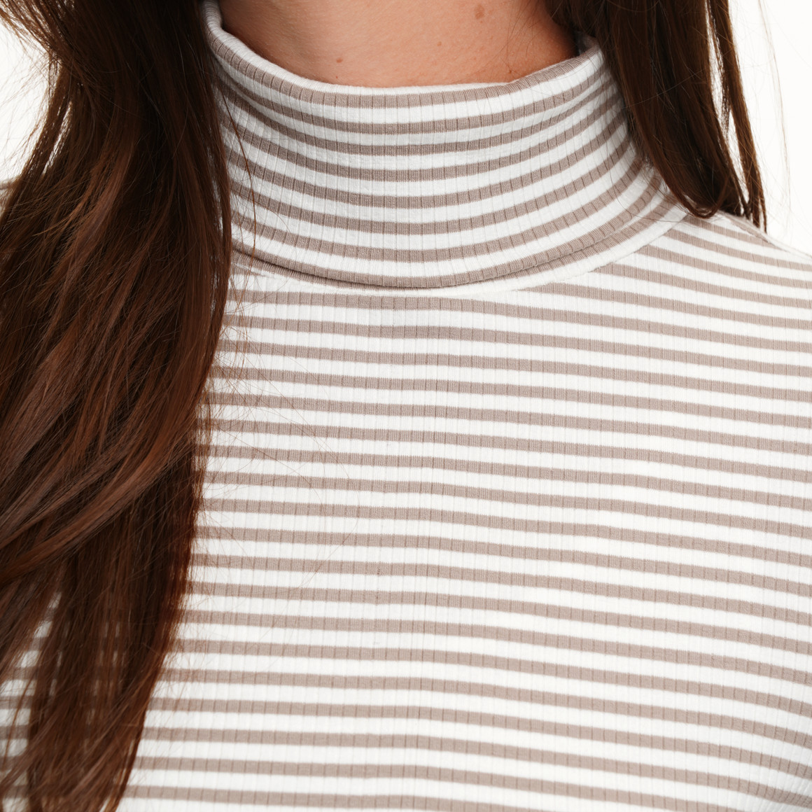 Damen Langarmshirt mit Rollkragen