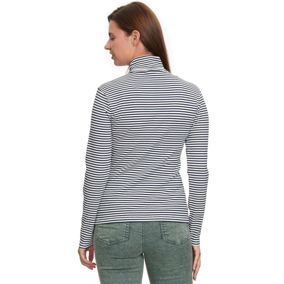 Damen Langarmshirt mit Rollkragen