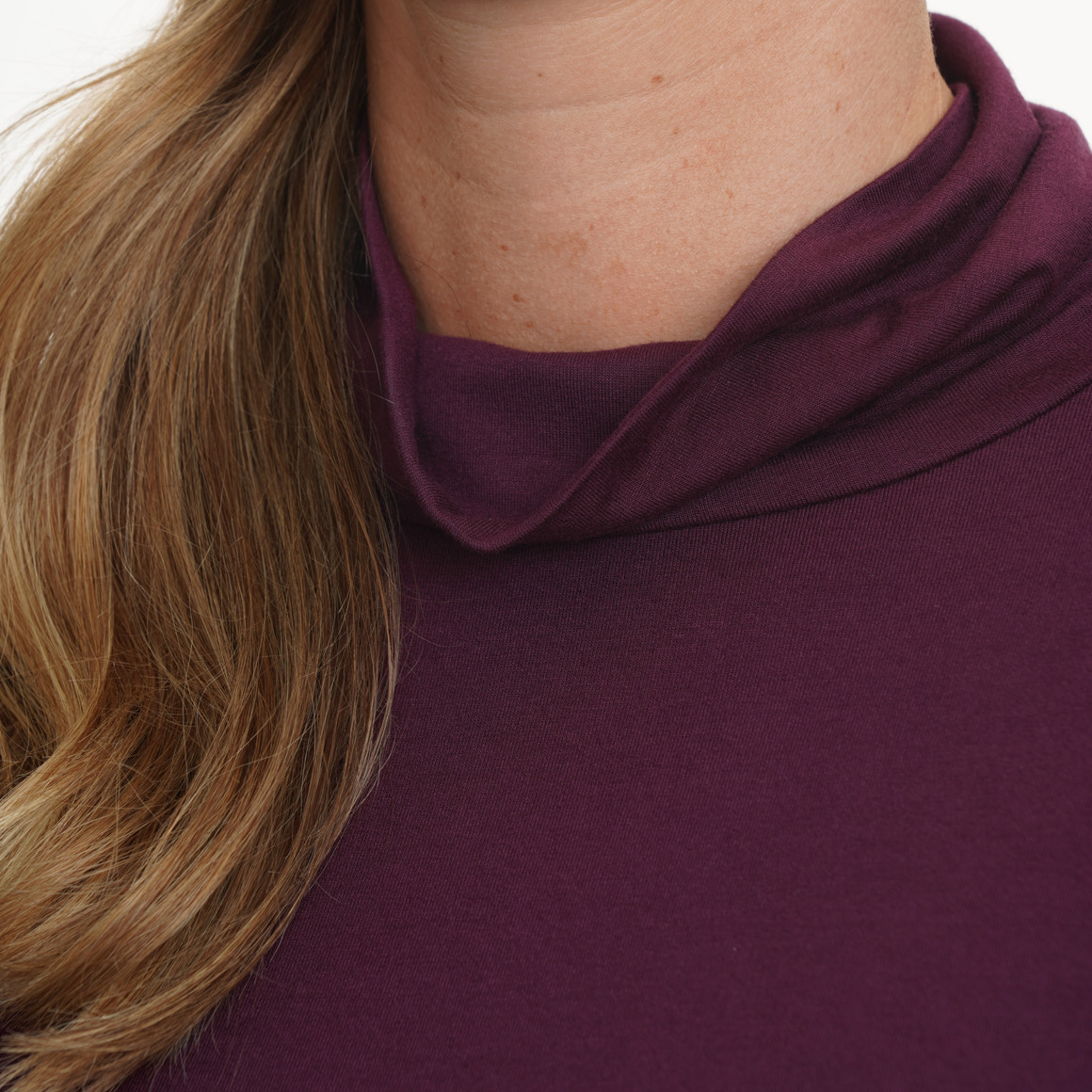 Damen Langarmshirt mit Rollkragen