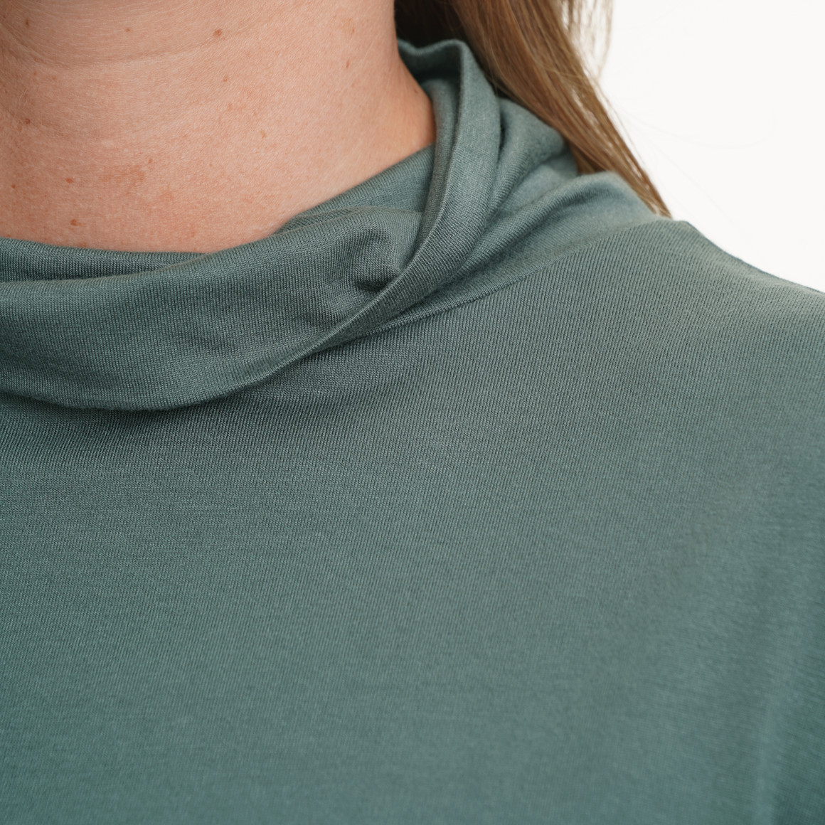 Damen Langarmshirt mit Rollkragen