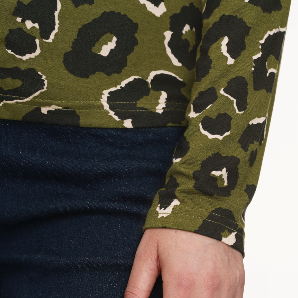 Damen Langarmshirt mit Rollkragen