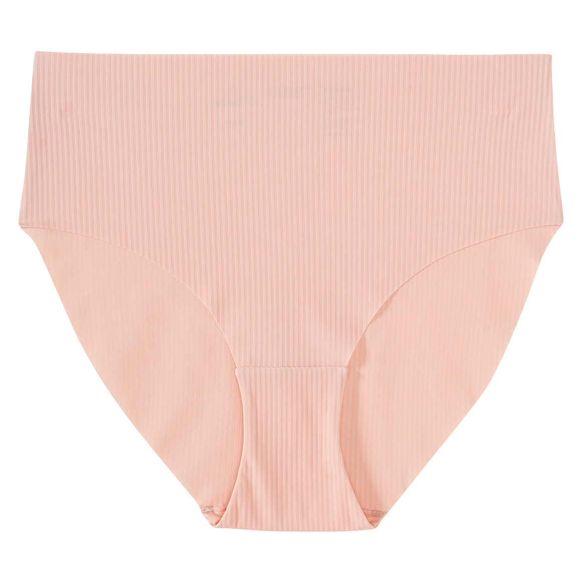 Naadloze damesslip met geribde structuur